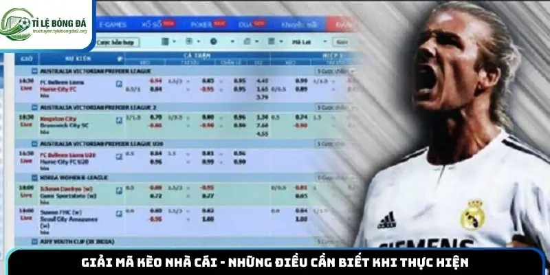 Giải Mã Kèo Nhà Cái - Những Điều Cần Biết Khi Thực Hiện
